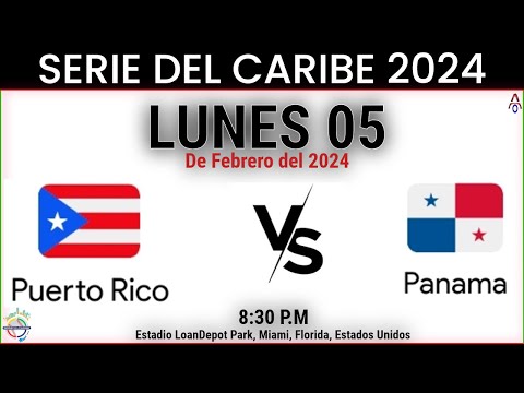 Puerto Rico Vs Panamá en la Serie del Caribe 2024 - Miami