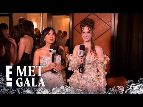 Haley Kalil and Erin Lim Rhodes Talk Fashion at the 2024 Met Gala | E! Insider
