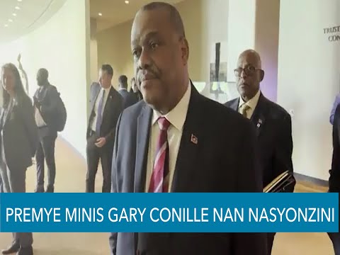 Premye minis Gary Conille te devan Konsey Sekirite Nasyonzini nan New