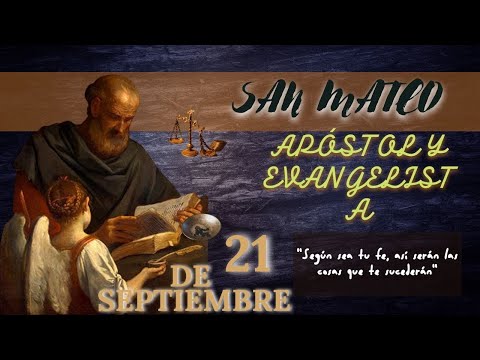 SANTO DE HOY SAN MATEO APÓSTOL 21 DE SEPTIEMBRE