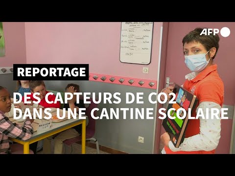 Covid-19: Amiens installe des capteurs de CO2 dans une cantine scolaire | AFP