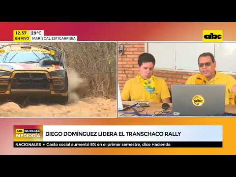 Diego Domínguez lidera el Rally del Chaco