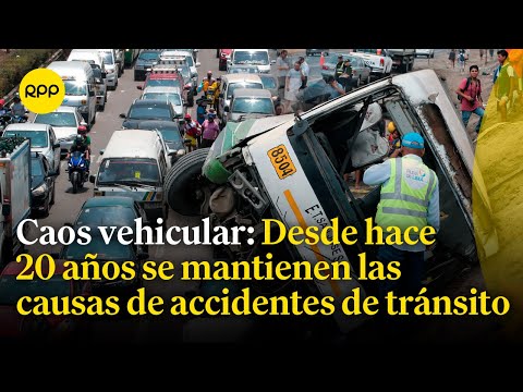 Transporte: ¿Por qué persisten las causas de los accidentes de tránsito?
