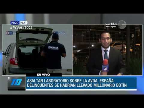 Millonario asalto a farmacéutica en Asunción