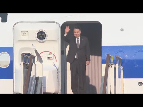 President Yoon departs South Korea for trilateral summit with the U.S and Japan