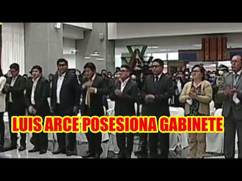 PRESIDENTE LUIS ARCE POSESIONA GABINETE MINISTERIAL QUE ACOMPAÑARAN SU GOBIERNO...