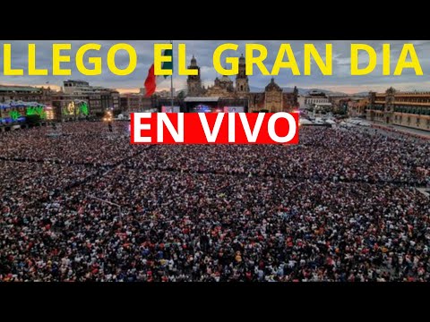 LLEGO EL GRAN DIA!! MEGAMARCHA DEL PUEBLO DE MEXICO!! AMLO UN GIGANTE