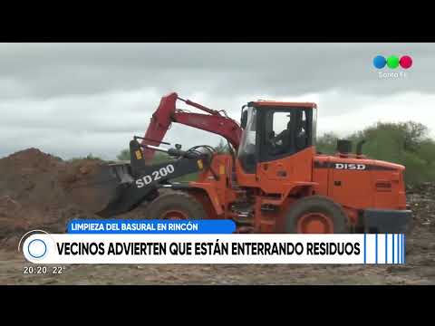 Limpieza de basurales en Rincón: vecinos advierten peligros por enterrar residuos.