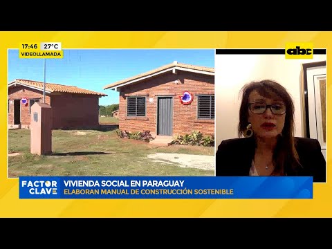 Vivienda social en Paraguay: elaboran manual de construcción sostenible