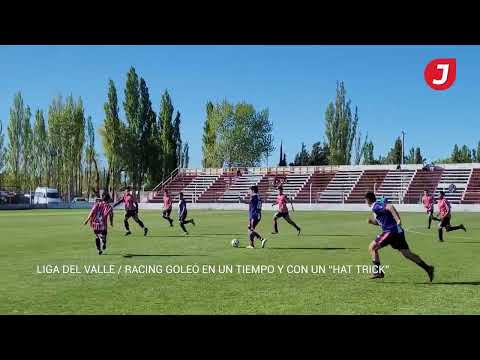 Liga del Valle / Racing goleó en un tiempo y con un “hattrick”