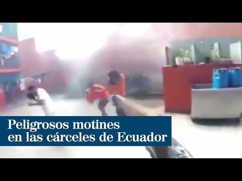 Peligrosos motines en las cárceles de Ecuador