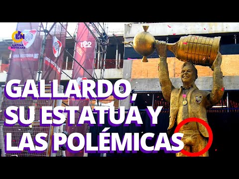 Estatua de Marcelo Gallardo en el estadio de River Plate: las imágenes