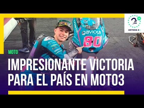 Colombia: David Alonso remontó y ganó en Moto3 en Qatar