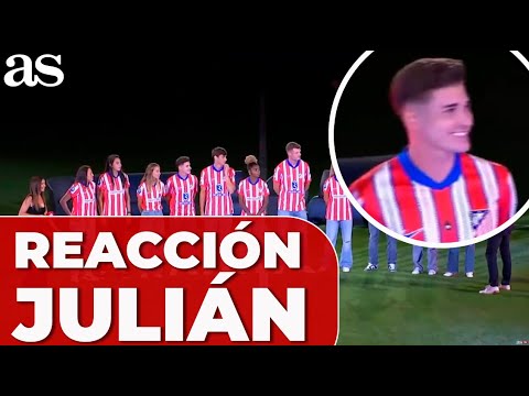 La REACCIÓN de JULIÁN ALVAREZ cuando escucha a TODO el METROPOLITANO cargar contra el MADRID