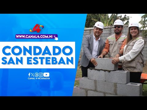 Colocación de la primer piedra para la construcción del proyecto Condado San Esteban