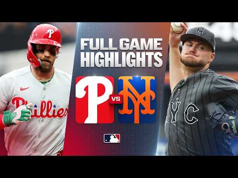 PHILLIES vs METS: Official Full 경기 하이라이트 (June 27) | 2026 MLB Season