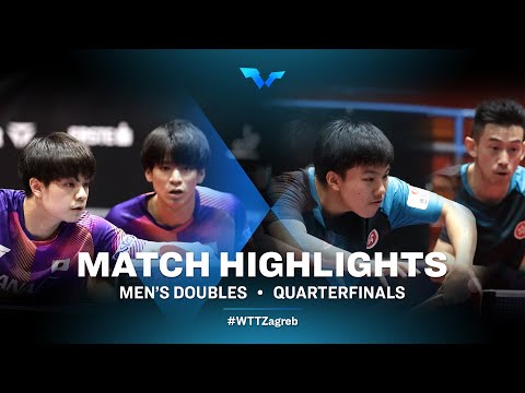 Table Tennis 🥍 Yukiya U./Shunsuke T. vs Chan B. H. W./Wong C. T. | MD | WTT Contender Zagreb 2022 | (QF)