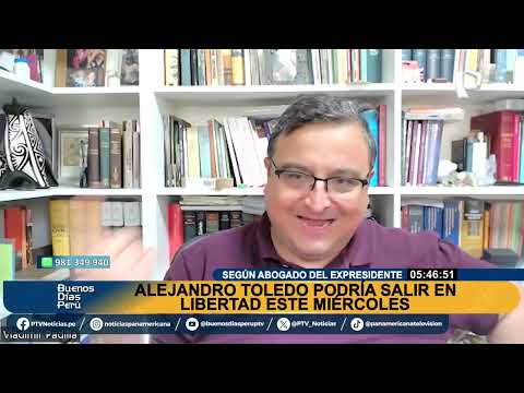 BDP Alejandro Toledo podría salir en libertad este miércoles