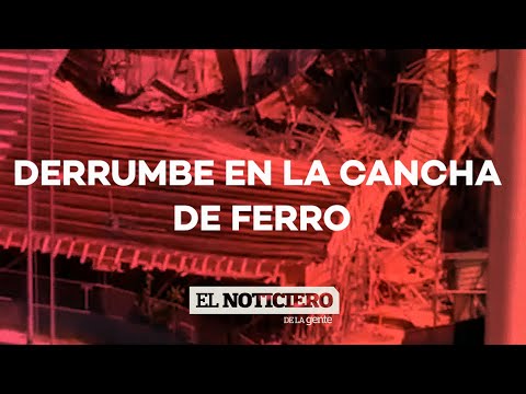 DERRUMBE EN LA CANCHA DE FERRO: seis obreros heridos - El Noti de la Gente