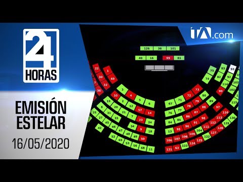 Noticias Ecuador: Noticiero 24 Horas, 16/05/2020 (Emisión Estelar)