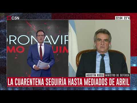 Coronavirus en Argentina: El ministro de Defensa Agustín Rossi anuncia el cierre de fronteras