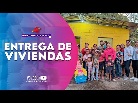 Gobierno Sandinista avanza con la entrega de viviendas del programa Bismarck Martínez en Rivas