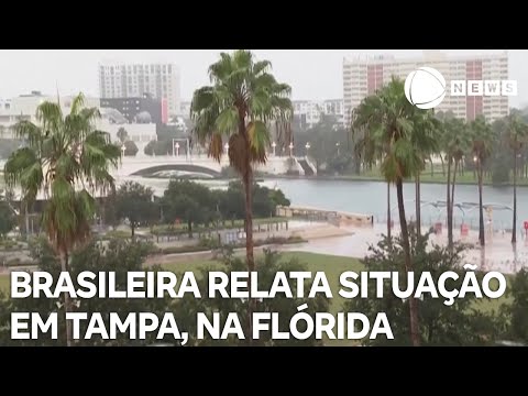 Brasileira relata a situação em Tampa, cidade na costa do estado da Flórida