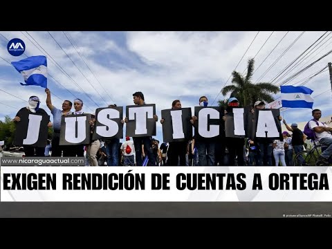 Opositores exigen rendición de cuentas a Ortega-Murillo por sus crímenes de lesa humanidad