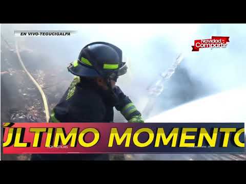¡Amarga Navidad! Voraz incendio arrasa varias viviendas a inmediaciones del Estadio Nacional
