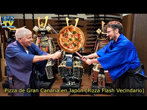 Pizza Flash Vecindario triunfa en Tokio y es recibida por el alcalde de Santa Lucía de Tirajana