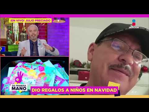 En vivo: Julio Preciado habla de los juguetes que repartió esta Navidad | De Primera Mano