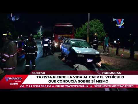 Taxista fallece al ser aplastado por el vehículo que conducia