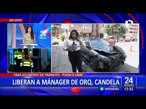Mánager de Orquesta Candela fue liberado esta tarde tras accidente en Pueblo Libre