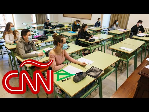 Comienzan las clases escolares presenciales en Madrid bajo estrictos protocolos de sanidad