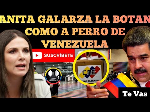 ANITA GALARZA LA BOTAN COMO A PERRO DE VENEZUELA EN SU VISITA POR LAS ELECCIONES NOTICIAS RFE TV