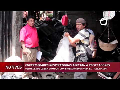 Recicladores de base en Nicaragua expuestos a varias enfermedades