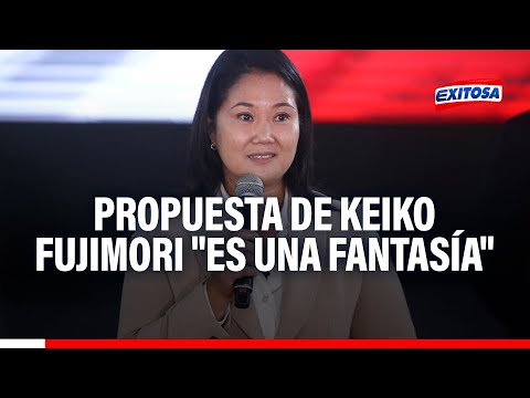 Propuesta de Keiko Fujimori para reformar el sistema pensiones es una fantasía, según economista