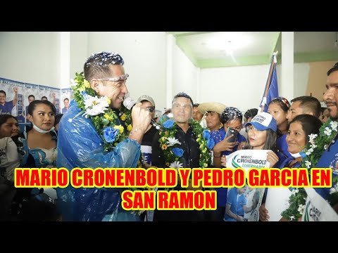 MARIO CRONENBOLD Y PEDRO GARCIA EN MUNICIPIO DE SAN RAMON ...