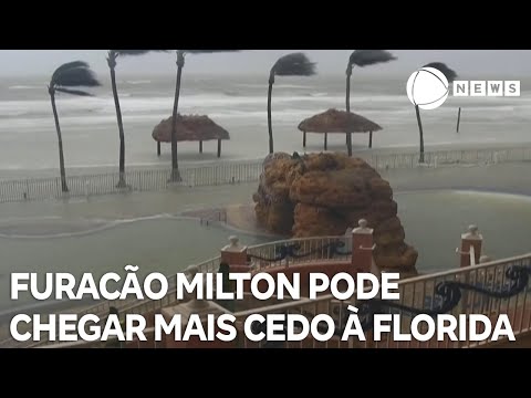 Furacão Milton pode chegar ainda hoje à Florida