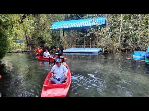 ล่องเรือในธารน้ำใสสัมผัสพงไพร