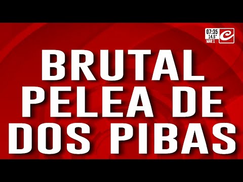 Como en la UFC: dos pibas se pelean mientras todos miran y registran la situación