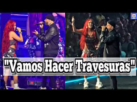 Karol G Enloquece A  Nicky Jam Diciéndole Si Vamos Hacer Travesuras