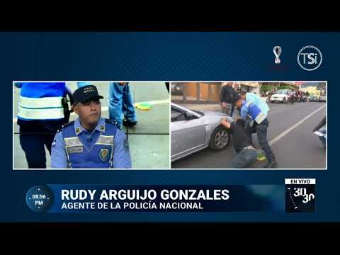 Testimonio de policía que evitó que conductores se fueran a machetazos en Tegucigalpa