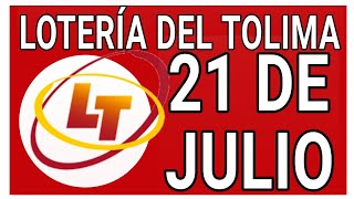 Resultados lotería del Tolima 21 de Julio de 2020