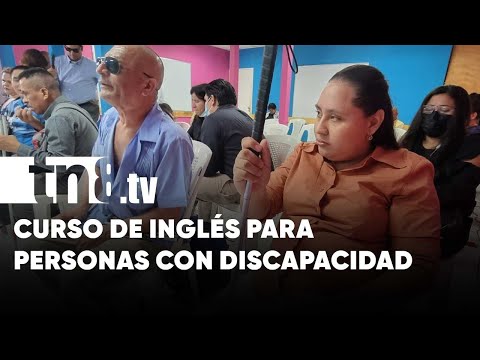14 personas con discapacidad superan etapas en curso de inglés en Nicaragua