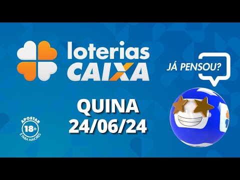 Resultado da Quina - Concurso no 6463 - 24/06/2024