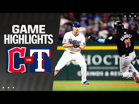 Guardians vs. Rangers Game Highlights (5/13/24) | MLB Highlights