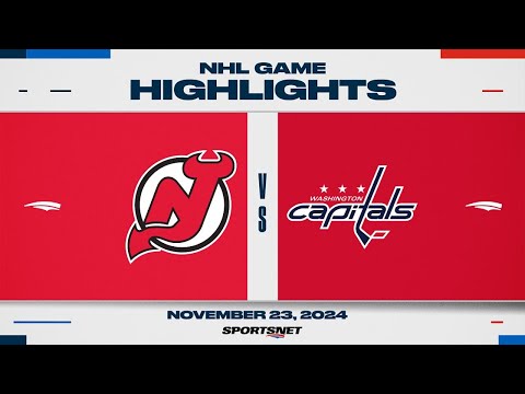 NHL Highlights | Devils vs. Capitals - November 23, 2024