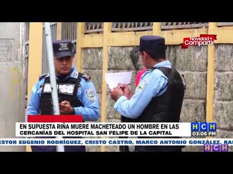 En supuesta muere hombre cerca del hospital San Felipe, Tegucigalpa