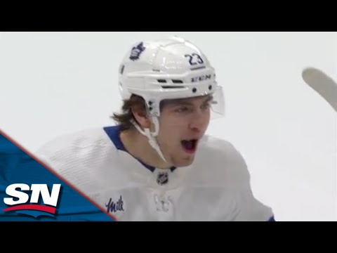 Maple Leafs’ Knies Shows Off Handles And Weaves In And Out of Traffic For Slick Goal